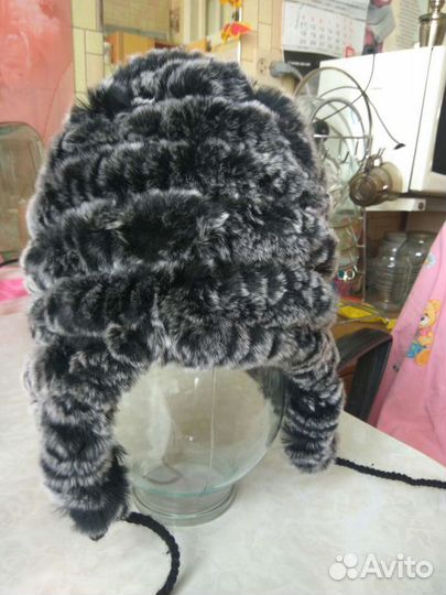 Шапка ушанка женская