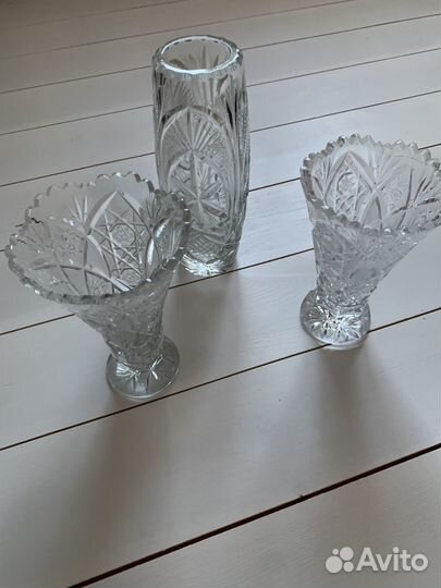 Ваза хрустальная СССР