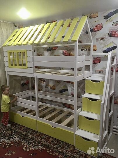 Кровать детская двухярусная «Лагуна 2»