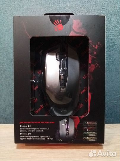 Игровая мышь проводная A4Tech Bloody J95s (Grey)