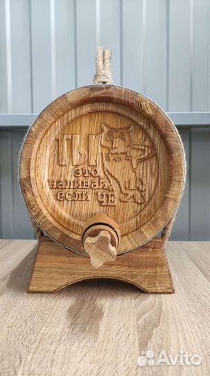 Дубовая бочка 5 литров от производителя