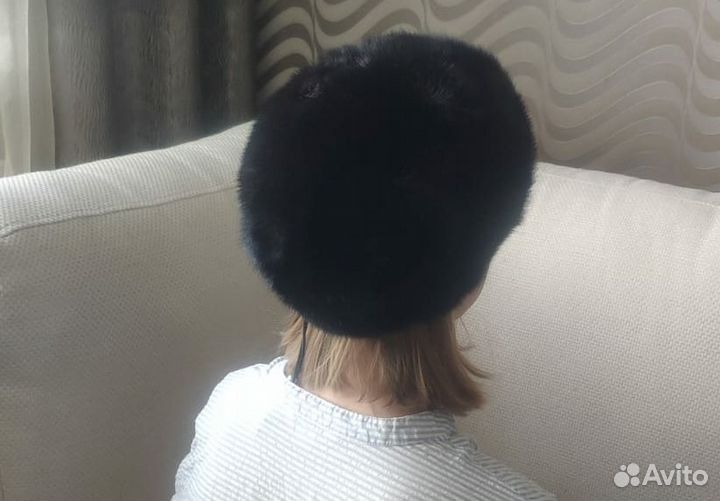 Женский норковый берет