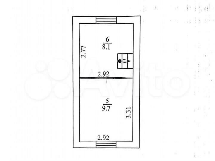 Дача 64,2 м² на участке 15,4 сот.