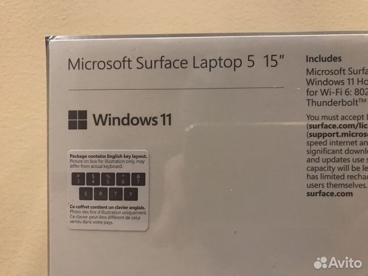 Surface Laptop 5 15” i7 8GB 512GB (новые)