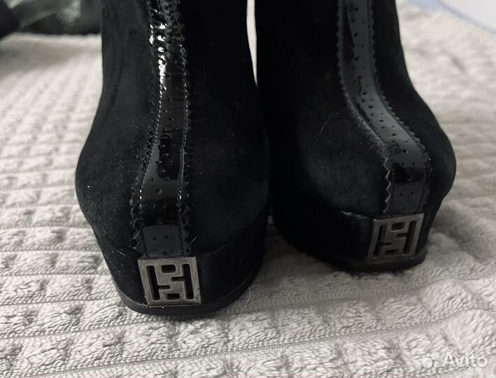 Ботильоны натуральная замша 37