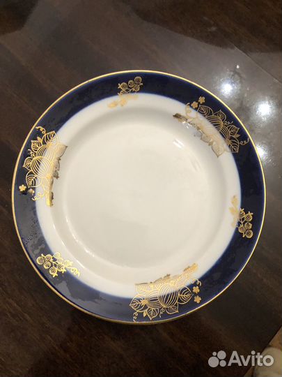 Фарфор Кобальт новый Богемия Хрусталь