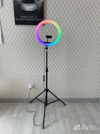 Кольцевая лампа бу