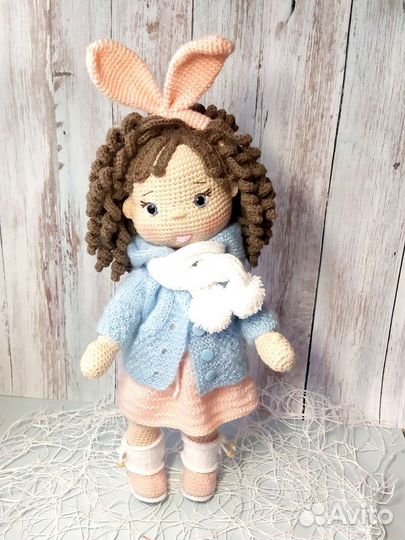 Кукла, вязанная игрушка