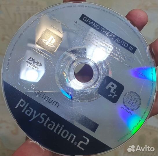 PS2. GTA 3. Лицензия (без карты и мануала)