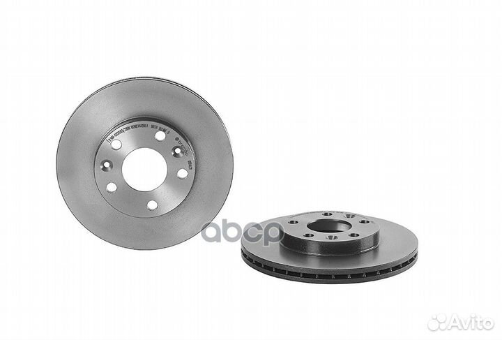 Диск торм. пер. вент.269x22,4 5 отв. 09.B463.11