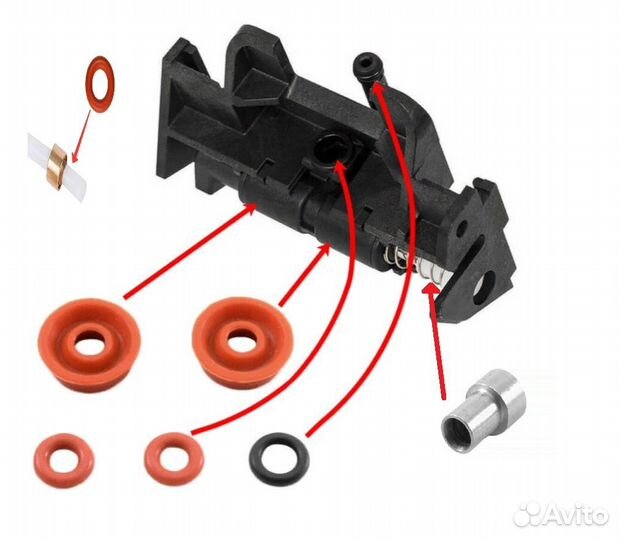 Ремкомплект для дренажного клапана кофемашин Jura