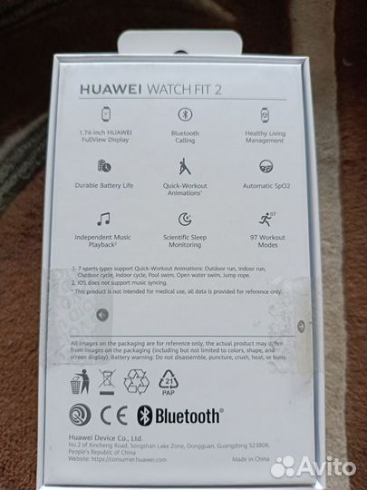 SMART часы huawei watch fit 2