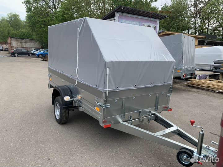 Прицеп сст 7132-8К-Ш Moto (Подъемный тент + Ложеме