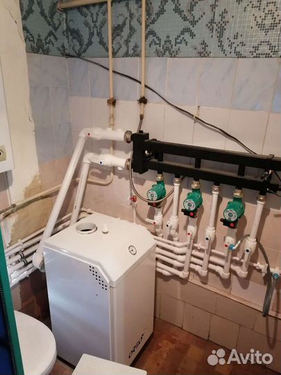 Монтаж систем отопления, теплого пола, водоснабжен