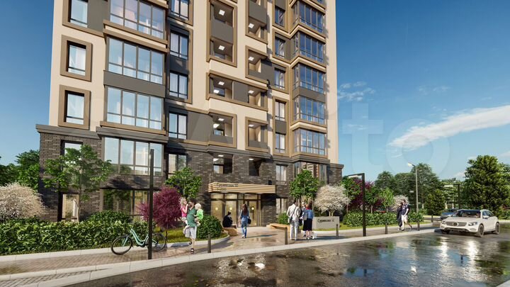 1-к. квартира, 44,4 м², 2/25 эт.