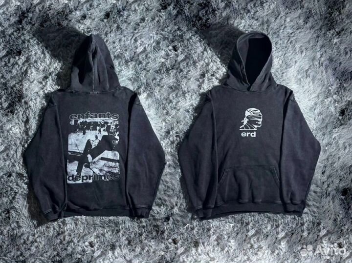 Худи Enfants Riches Deprimes с капюшоном черное