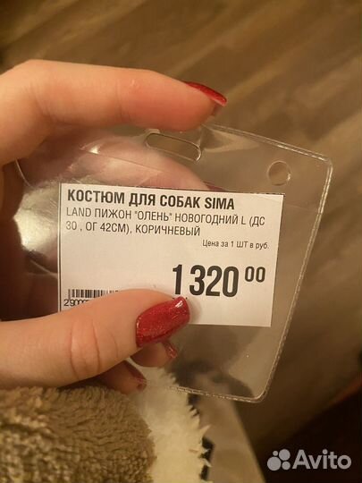 Костюм новогодний для собаки