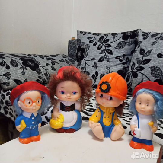 Игрушки СССР, резиновые, пластмассовые, мягкие