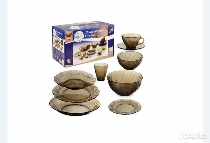 Набор столовой посуды Duralex, франция