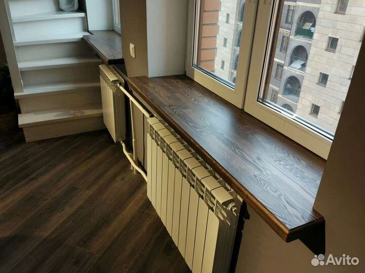 Подоконник из дерева