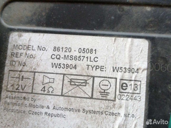 Магнитола Toyota Avensis