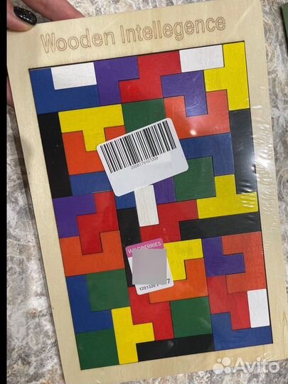 Пазлы деревянные ToySib, тетрис, картонные пазлы