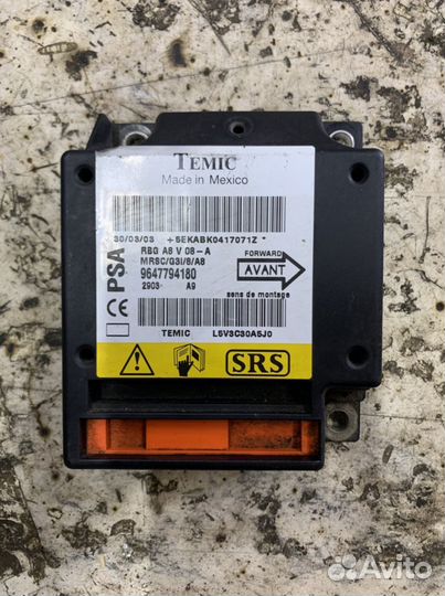 Блок SRS Citroen C3