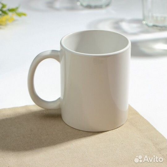 Кружка-хамелеон керамическая Доляна «Сердце», 350