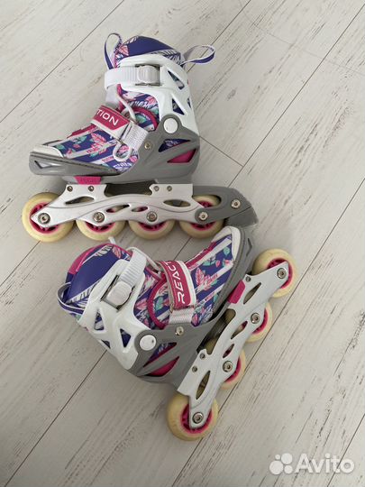 Роликовые коньки детские раздвижные