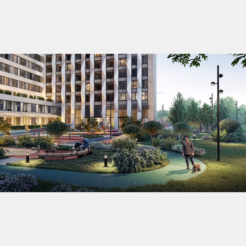 Квартира-студия, 26,4 м², 12/33 эт.