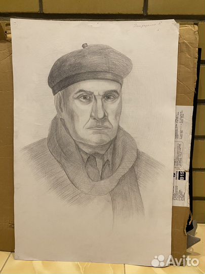 Картина карандашом/пастелью