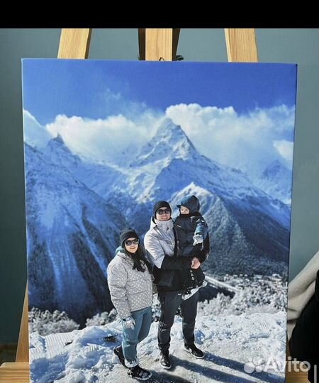 Портрет Вашего фото на холсте