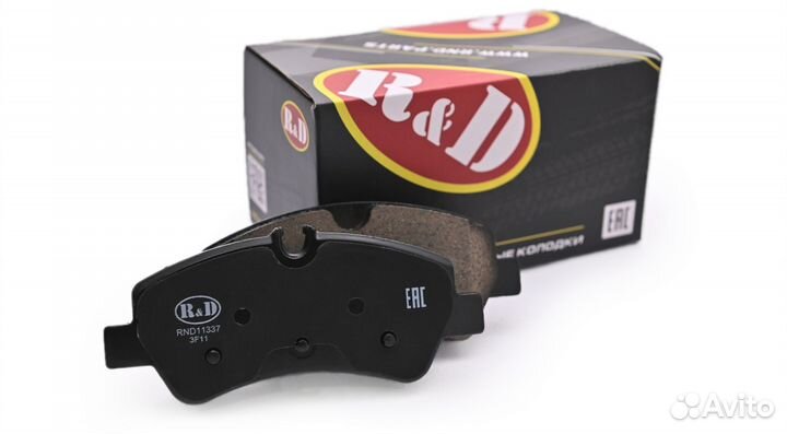 Тормозные колодки R&D Ford Transit/Tourneo зад