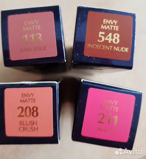 Помада estee lauder матовая тон 548,113,211