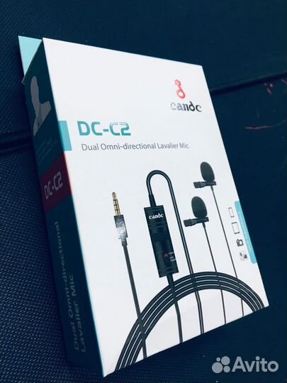 Петличный двойной микрофон Candc DC-C2