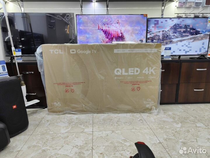 Телевизор TCL 55C635, 4K UHD Android TV