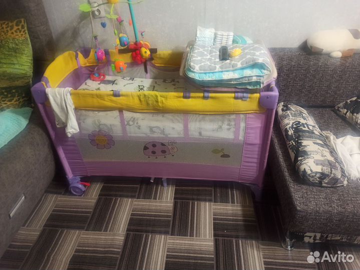Детская кровать манеж бу