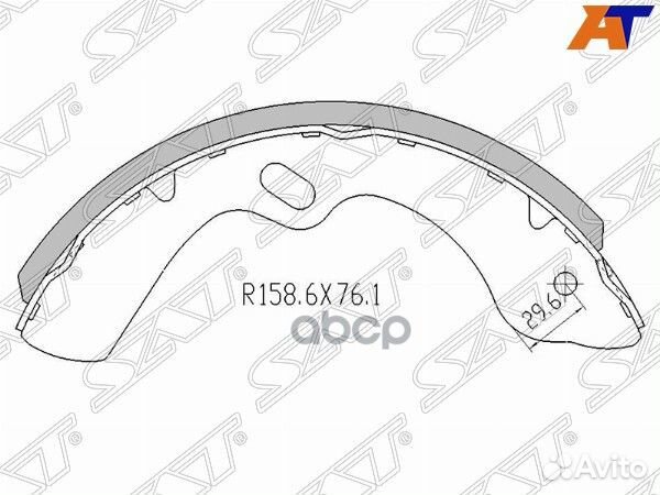 Колодки тормозные перед isuzu 15- (3,5т)