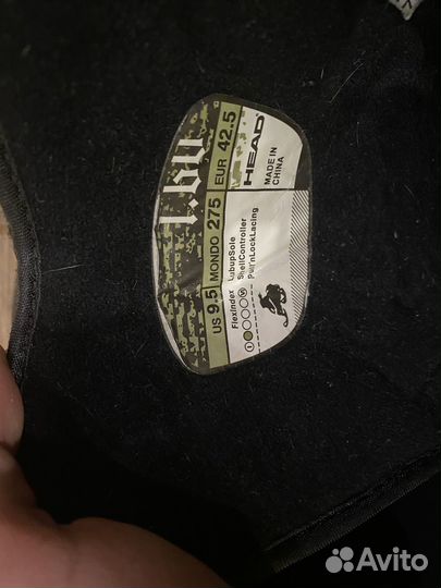 Ботинки для сноуборда head rodeo 42,5-43