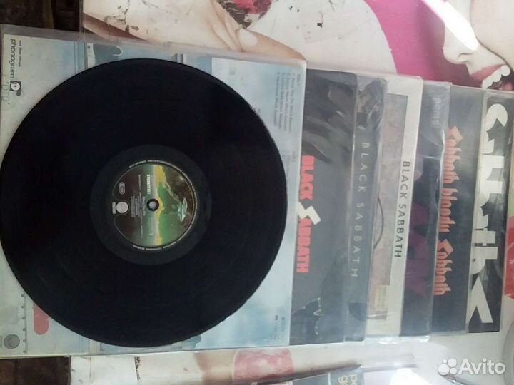 Виниловые пластинки Black Sabbath и др. фирменные