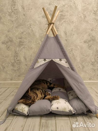 Домик для кошек и собак Вигвам