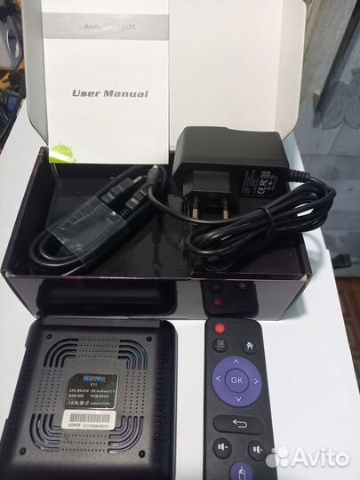 Андроид тв приставка 4/64 гб H96max V11