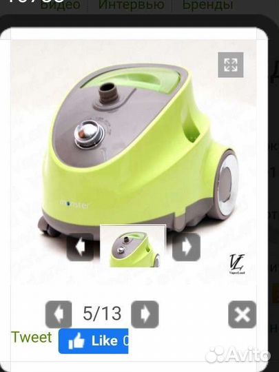 Отпариватель для одежды monster мв 1038 новый