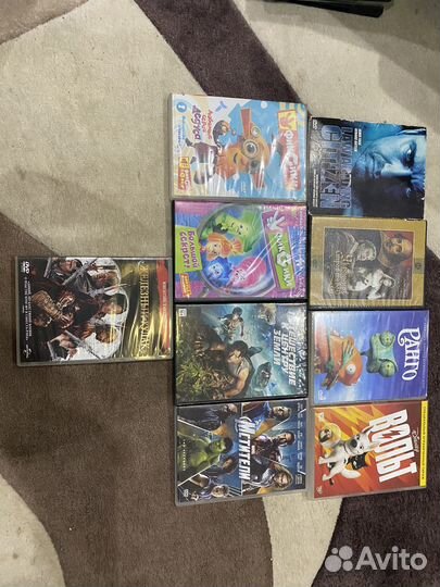 Двд диски фильмы и мультфильмы