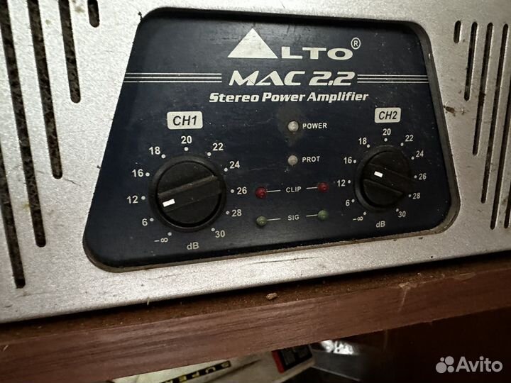 Усилитель alto mac 2.2