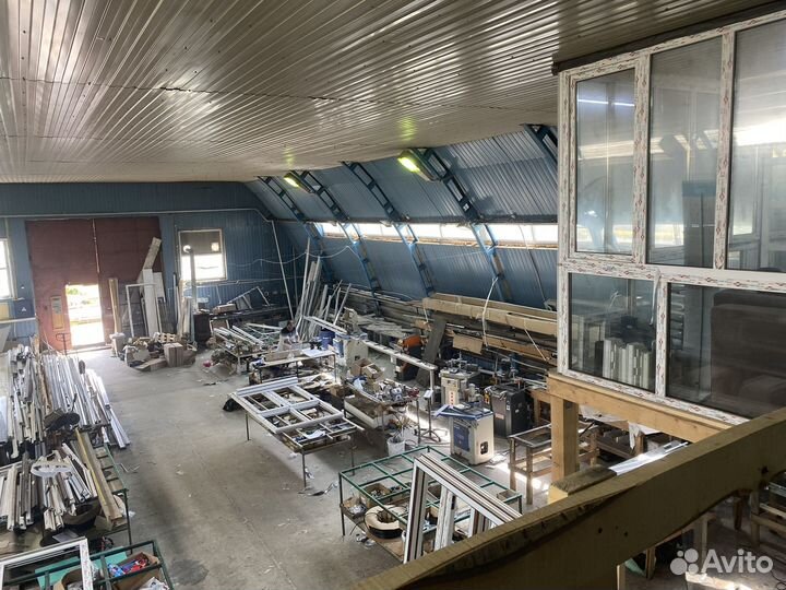 Продается производство алюминиевые окна, двери