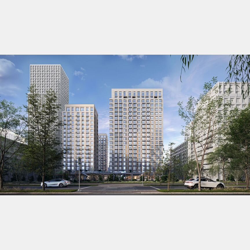 2-к. квартира, 56,2 м², 6/16 эт.