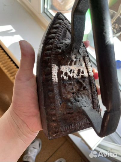 Утюг чугунный старинный, раритет
