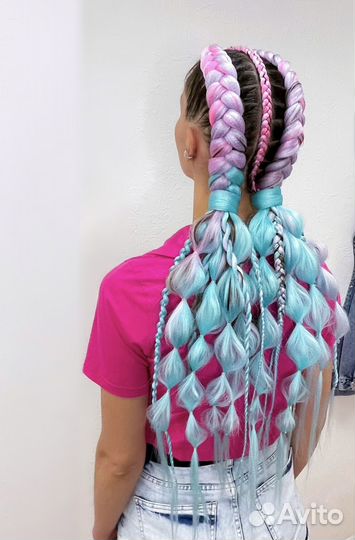 Афрокосы, брейды, афрохвост, косы с канекалоном