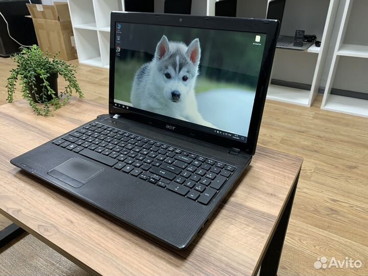 Рабочий ноутбук Acer intel/4gb/ssd